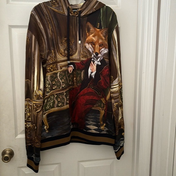 Dolce & Gabbana Fox Sweatshirt ( Hoodie ) For Men - Picture 1 of 12